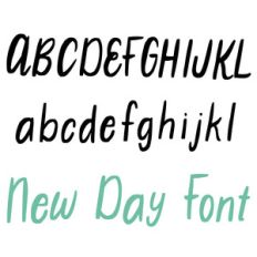 new day font