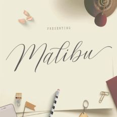 malibu script font