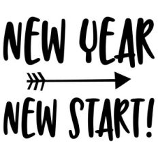 new year new start arrow quote
