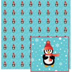 penguin in the snow