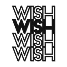 'wish' outline words