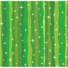 star pattern green stripe
