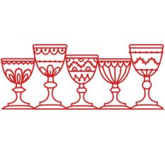 goblet repeating border