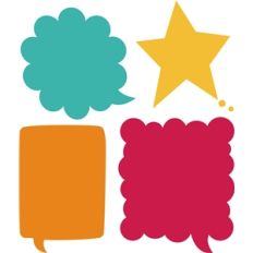 4 thought bubbles