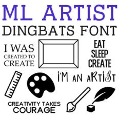 ml artist dingbats