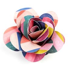 rolled flower