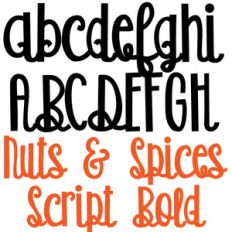 pn nut and spices script bold