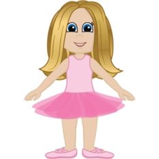 ballerina paper doll
