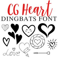 cg heart dingbats