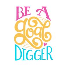 be a goal digger