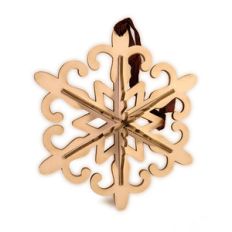 snowflake 3d slot form ornament