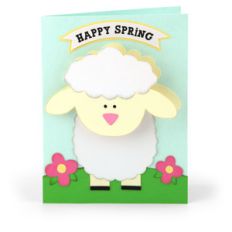 bobble head card sheep