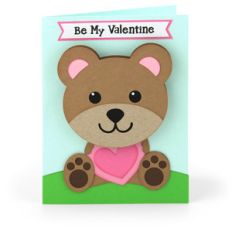 bobble head card valentine bear