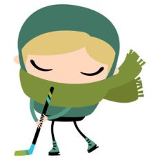 winter cuties - hockey