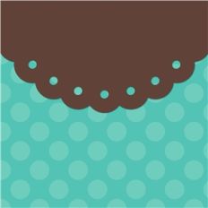 5x5 scalloped flap envelope