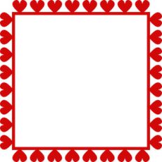 hearts corner frame