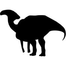 parasaurolophus silhouette