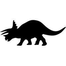 triceratops silhouette