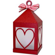 heart hanging tea light lantern