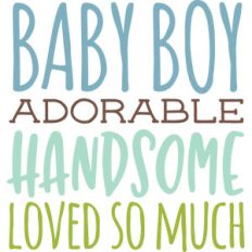 baby boy words