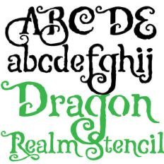 zp dragon realm stencil
