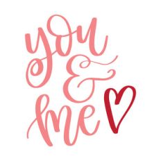 you and me heart