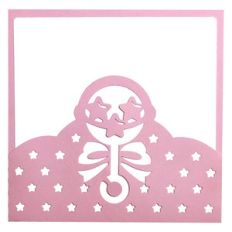 baby rattle card