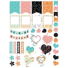 retro-look planner stickers