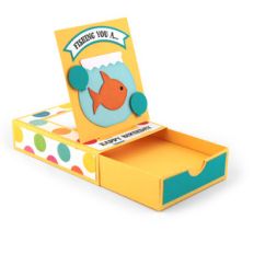 pop up drawer birthday fish