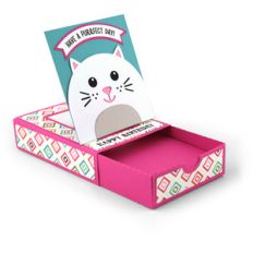pop up drawer birthday cat