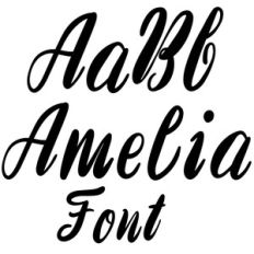 amelia font