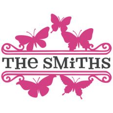 butterfly split monogram title
