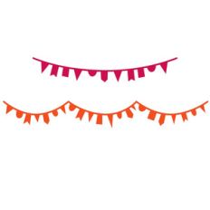 tiny bunting border