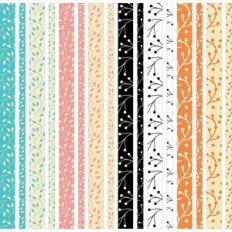 retro-look washi strips