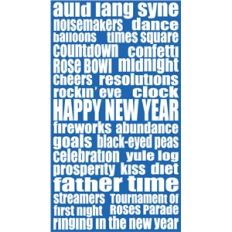 new year subway art