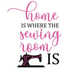 home sewing room is