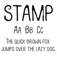 cg stamp font