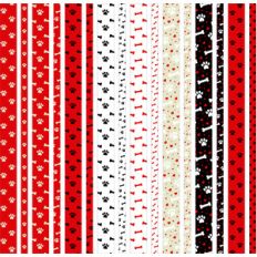 doggy valentine washi strips