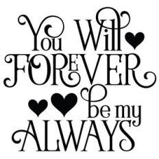 you will forever be my always quote