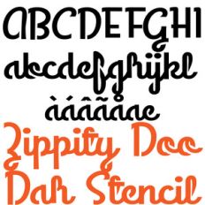 zp zippity doo dah stencil