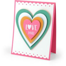 love you heart card