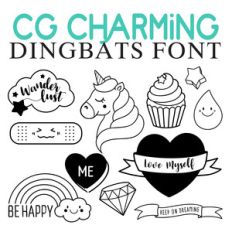 cg charming dingbats