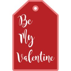 be my valentine tag