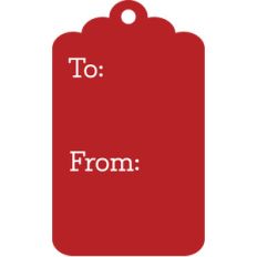 to: from: tag