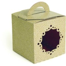 3d handled box - lace