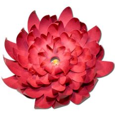 dahlia flower tea light