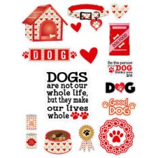 doggy valentine planner stickers
