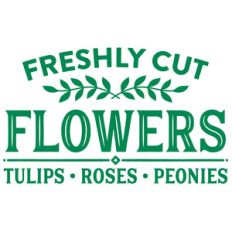 freshly cut flowers