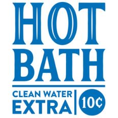 hot bath sign
