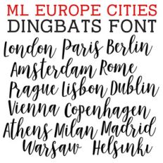 ml europe cities type dingbats